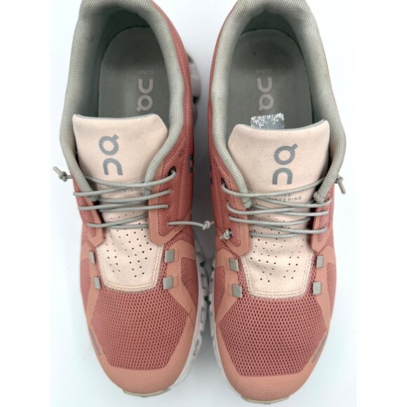 On Cloud Women’s Running Shoes Rose Sand Size 11 Lightweight Trainers - Picture 2 of 11